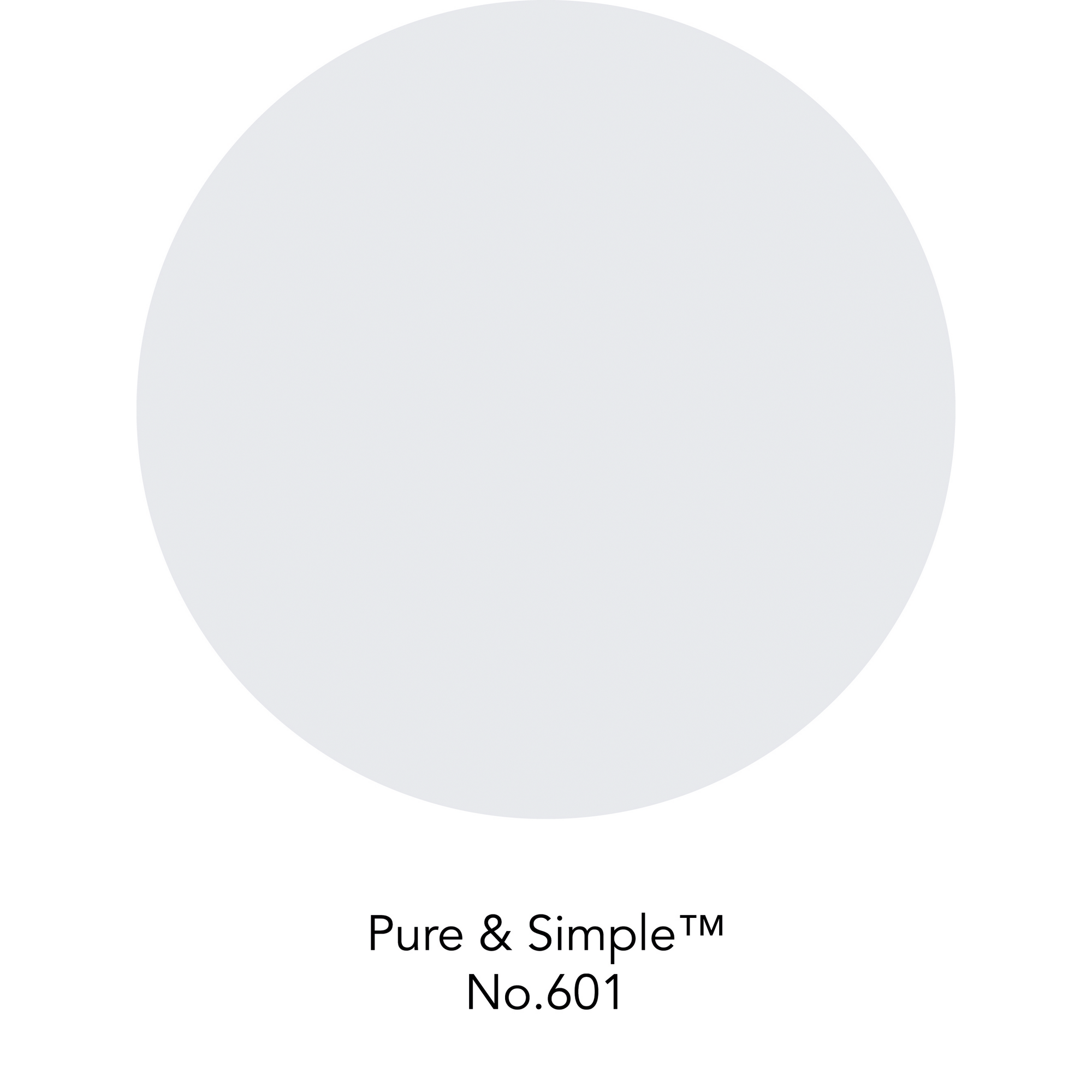 Wandfarbe 'Pure und Simple No. 601' grauweiß matt 2,5 l + product picture