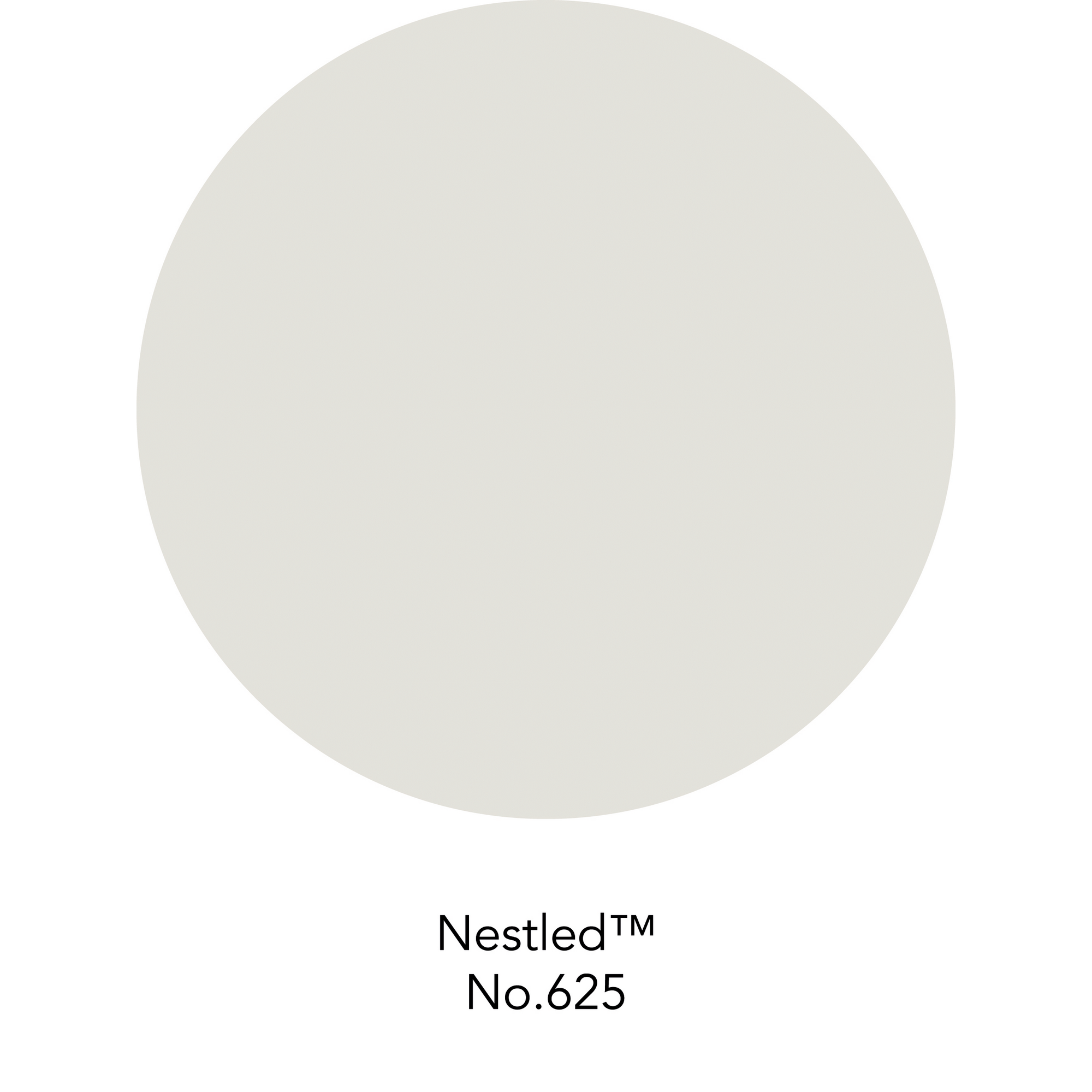 Wandfarbe 'Nestled No. 625 ' grauweiß matt 2,5 l + product picture