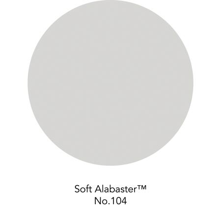 4. Bild von Wandfarbe 'Soft Alabaster No. 104' hellgrau matt 125 ml