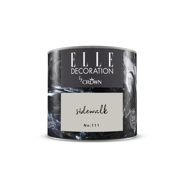 Bild von Wandfarbe 'Sidewalk No. 111' grau matt 125 ml