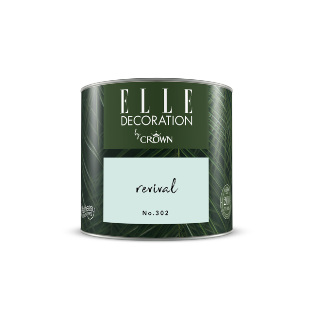 Bild von Wandfarbe 'Revival No. 302' türkis matt 125 ml