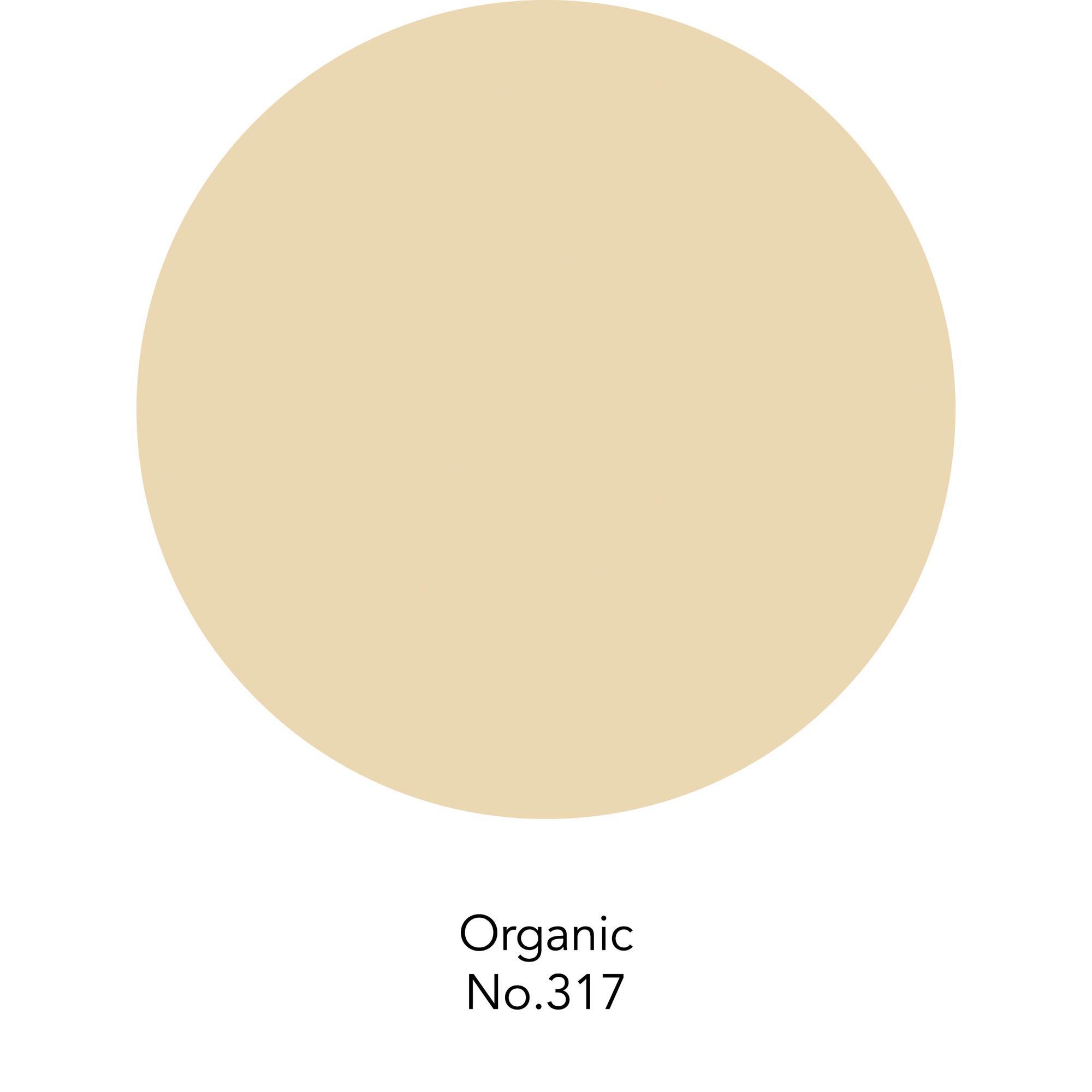 Wandfarbe 'Organic No. 317' sandfarben matt 125 ml + product picture
