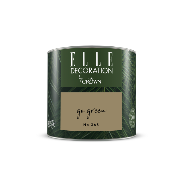 Bild von Wandfarbe 'Go Green No. 368' gelbgrün matt 125 ml