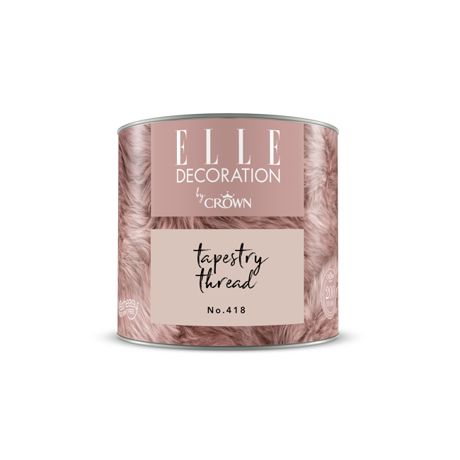 Bild von Wandfarbe 'Tapestry Thread No. 418' rosa matt 125 ml