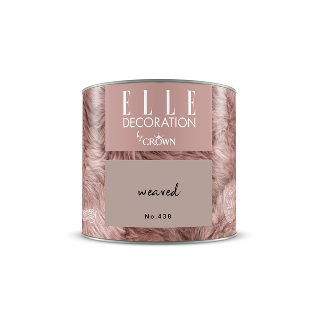 Bild von Wandfarbe 'Weaved No. 438' graubraun matt 125 ml