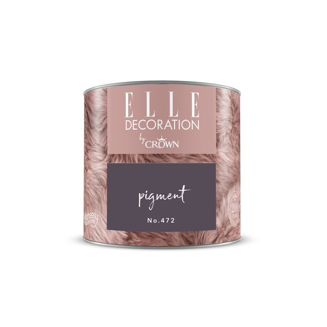 Bild von Wandfarbe 'Pigment No. 472' lila matt 125 ml
