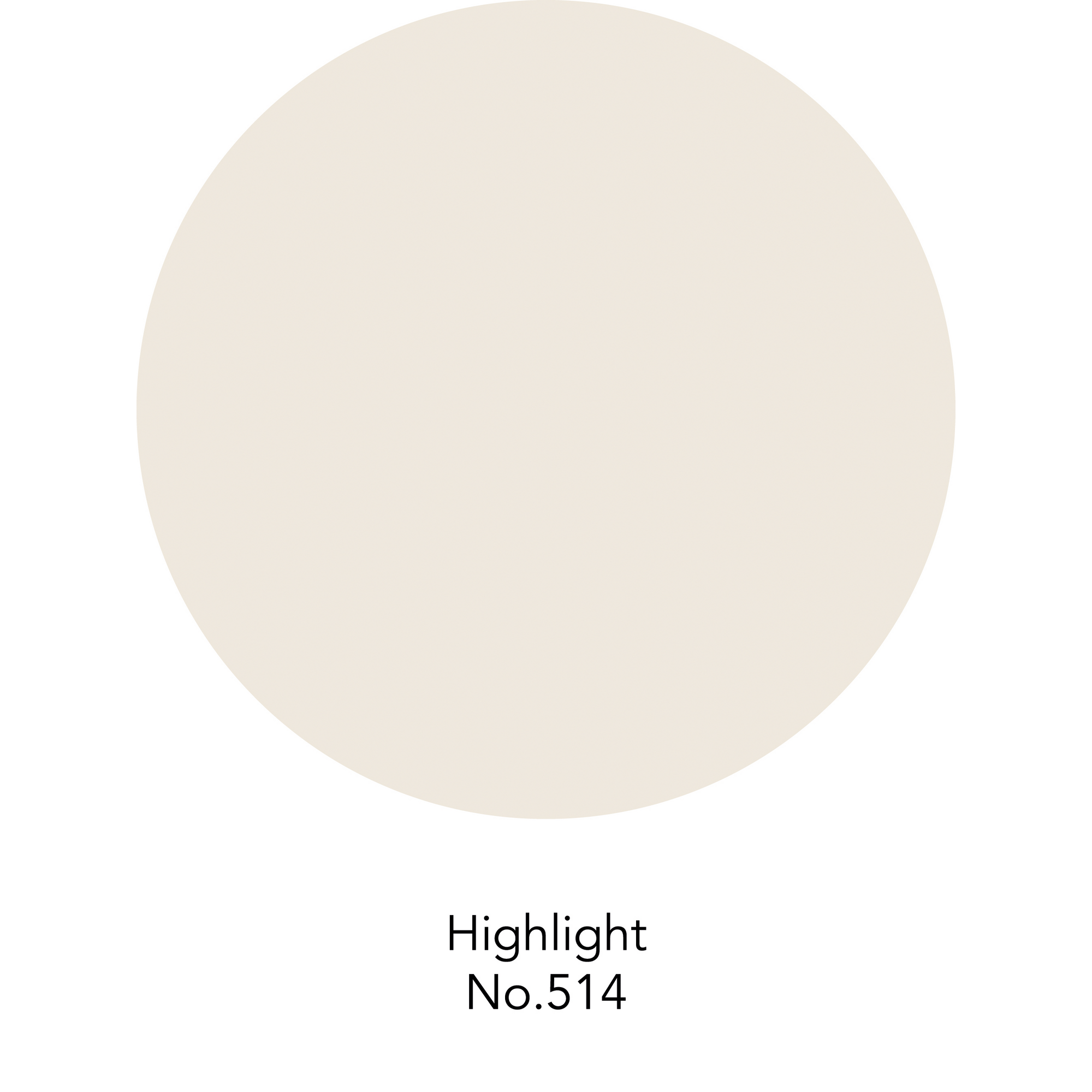 Wandfarbe 'Highlight No. 514' beige matt 125 ml + product picture