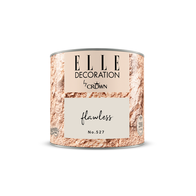 Bild von Wandfarbe 'Flawless No. 527' beige matt 125 ml