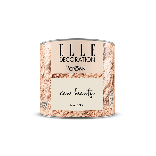 Bild von Wandfarbe 'Raw Beauty No. 539' beige matt 125 ml