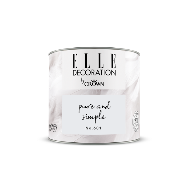 Bild von Wandfarbe 'Pure und Simple No. 601' grauweiß matt 125 ml