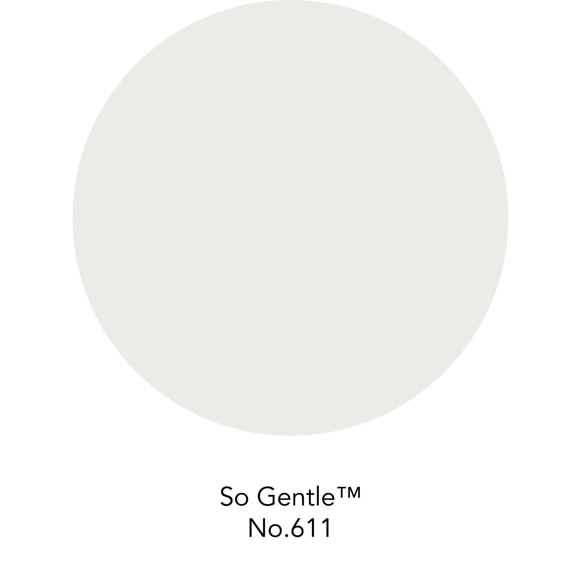 Wandfarbe 'So Gentle No. 611' grauweiß matt 125 ml + product picture
