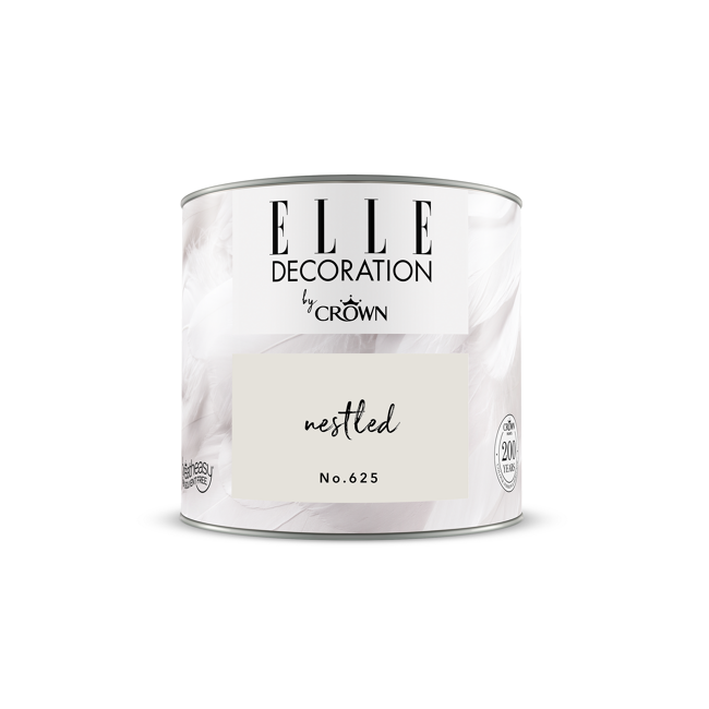Bild von Wandfarbe 'Nestled No. 625 ' grauweiß matt 125 ml