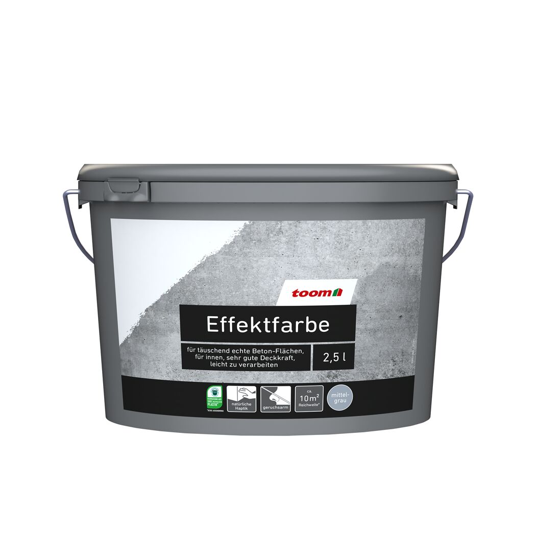 Effektfarbe mittelgrau 2,5 l
