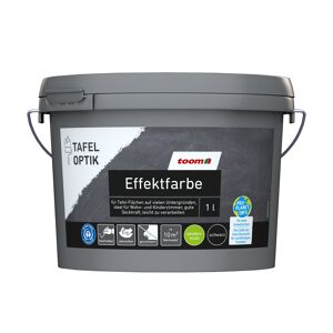Effektfarbe Tafel-Optik schwarz seidenmatt 1 l
