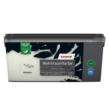 2. Bild von Wohnraumfarbe altweiß matt 2,5 l