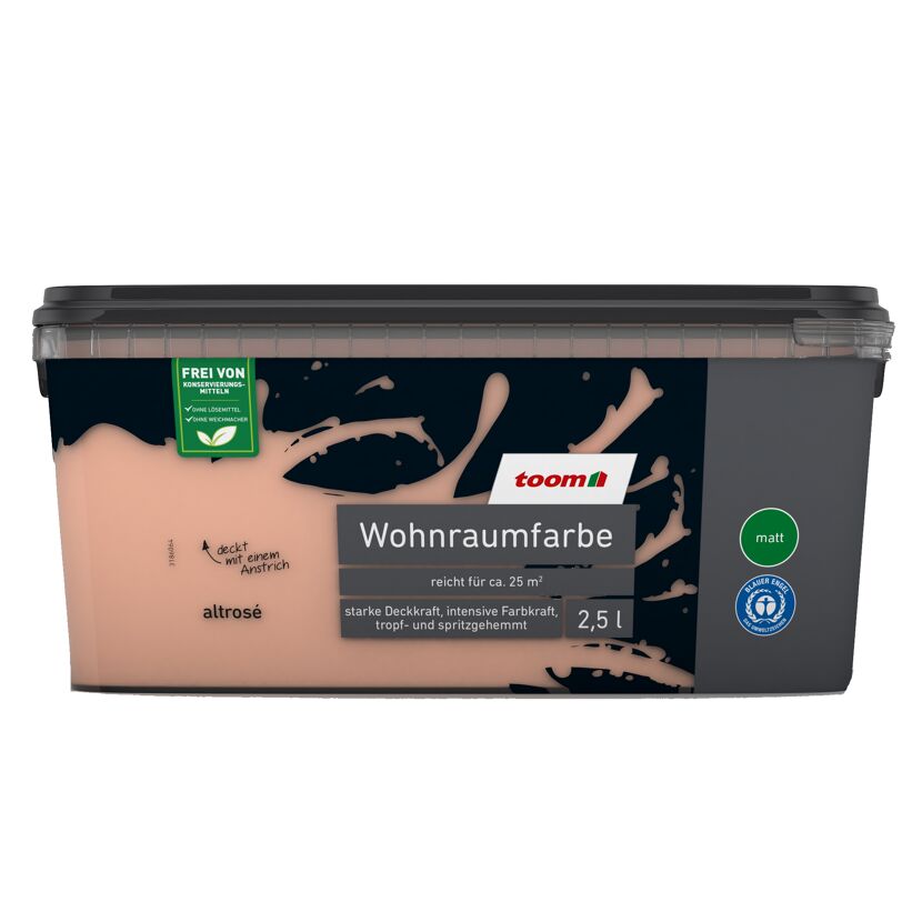 2,5 l Dose Altrosé matte Wohnraumfarbe toom