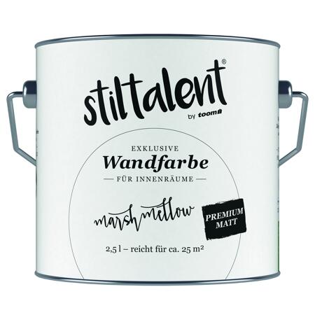 2. Bild von Wandfarbe 'Marshmellow' weiß matt 2,5 l