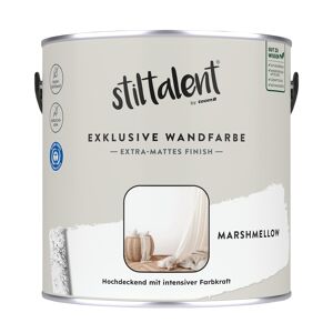 Wandfarbe 'Marshmellow' weiß matt 2,5 l
