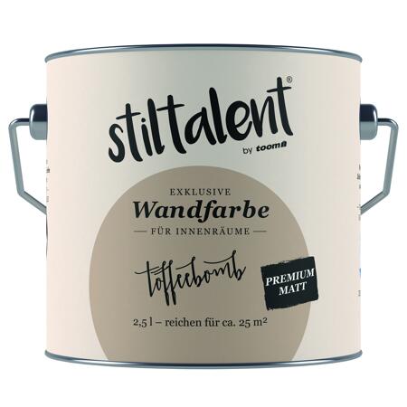 2. Bild von Wandfarbe 'Toffeebomb' hellbraun matt 2,5 l