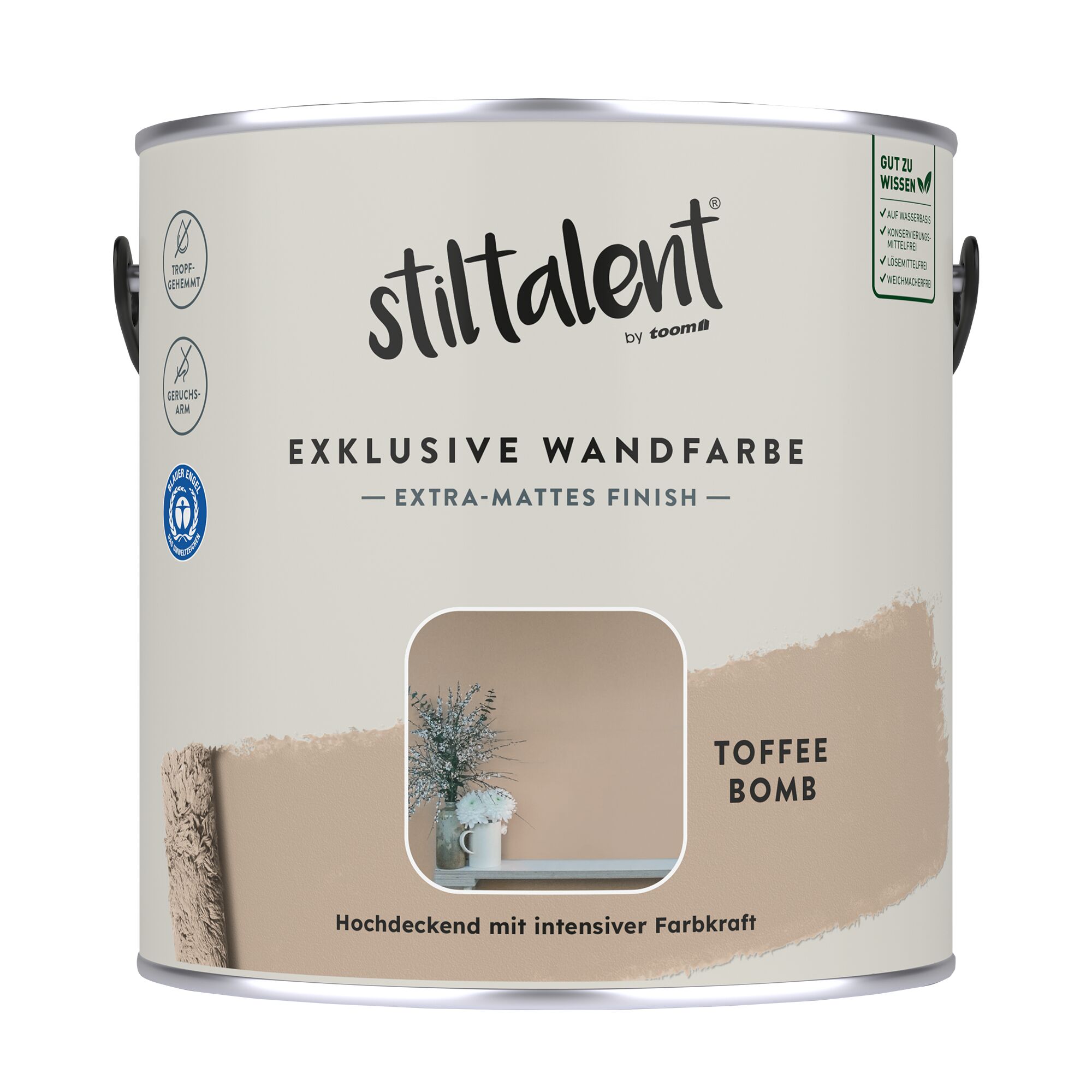 Dose mit Stiltalent Wandfarbe in Toffee Bomb