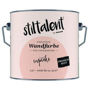 Wandfarbe 'Cupcake' rosa matt 2,5 l