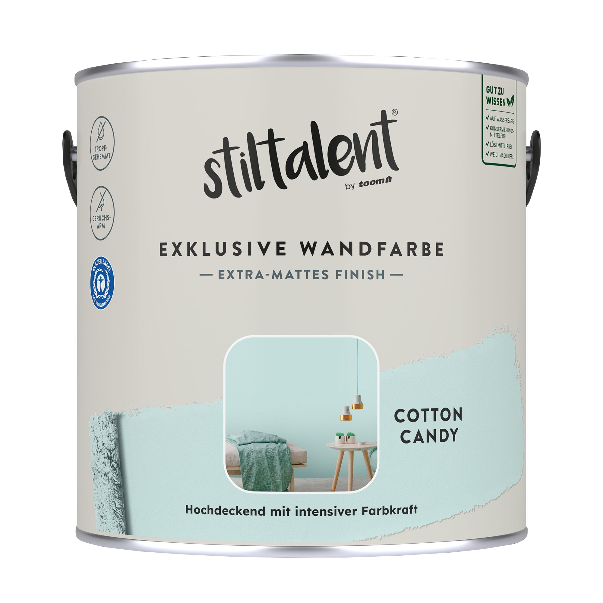 Dose Stiltalent Wandfarbe Cotton Candy mintgrün