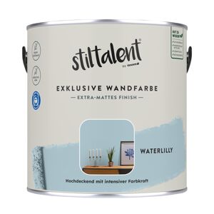 Wandfarbe 'Waterlilly' hellblau matt 2,5 l