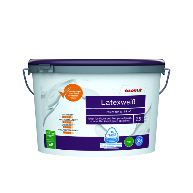 Bild von Latexweiß matt 2,5 l