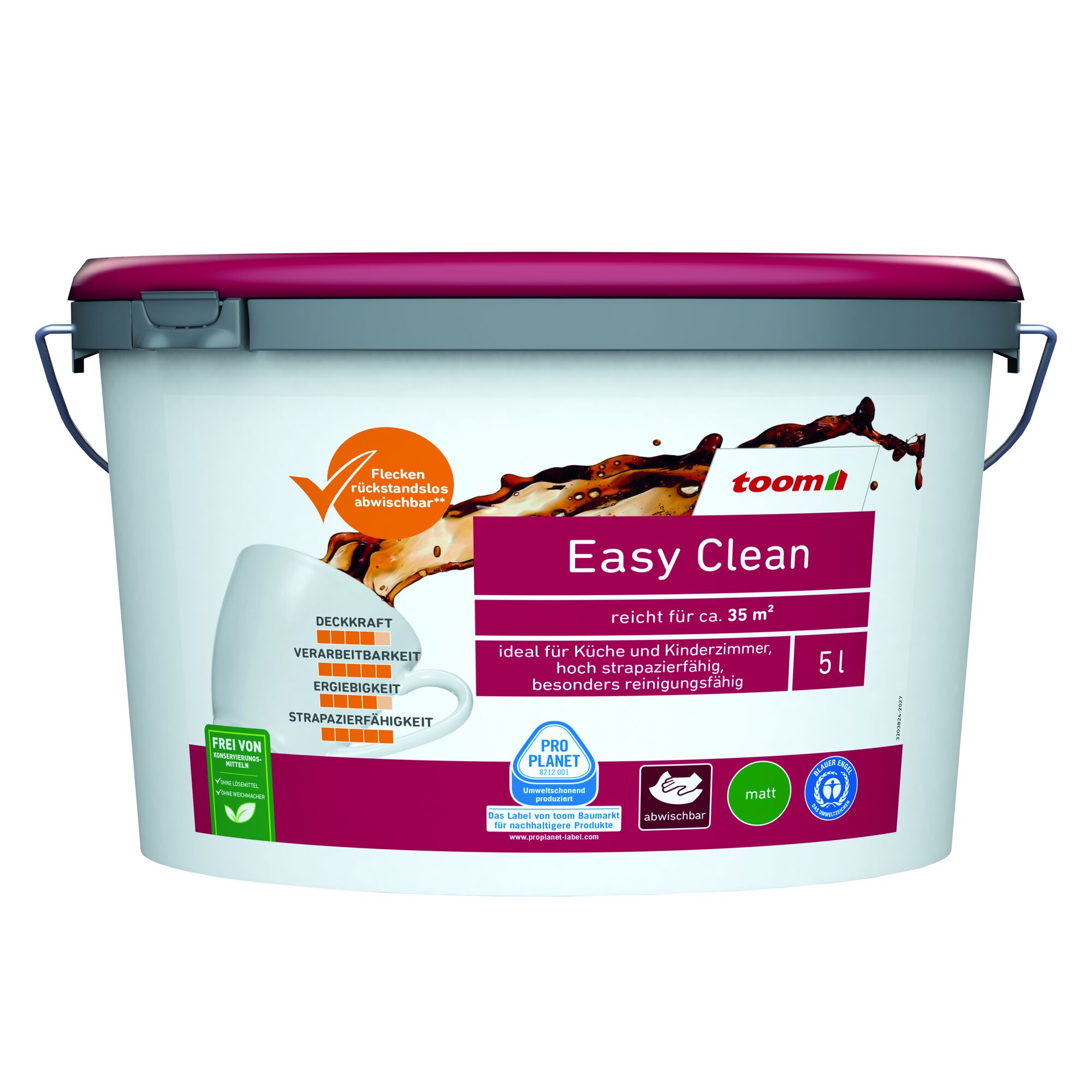 5 l Eimer toom Easy Clean Farbe