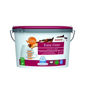 Dispersionsfarbe 'Easy Clean' matt weiß konservierungsmittelfrei 2,5 L