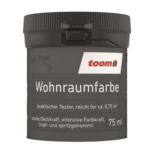 Wohnraumfarbe dunkelgrau matt 75 ml