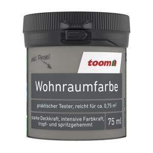 Wohnraumfarbe steingrau matt 75 ml