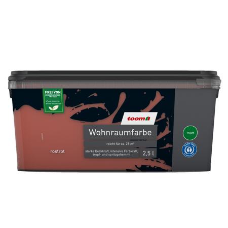 2. Bild von Wohnraumfarbe rostrot matt 2,5 l