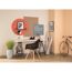 Modern eingerichtetes Arbeitszimmer mit Home Office Bereich