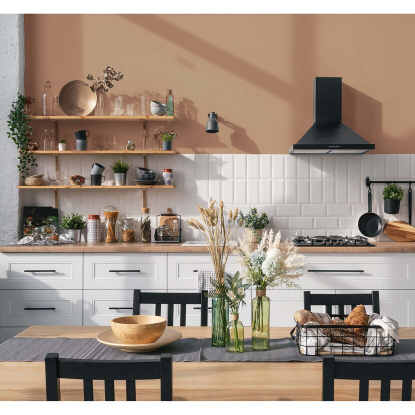 Wohnraumfarbe 'Toffee' braun matt 1 l