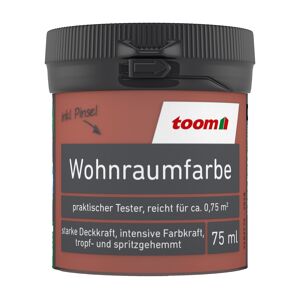 Wohnraumfarbe rostrot matt 75 ml