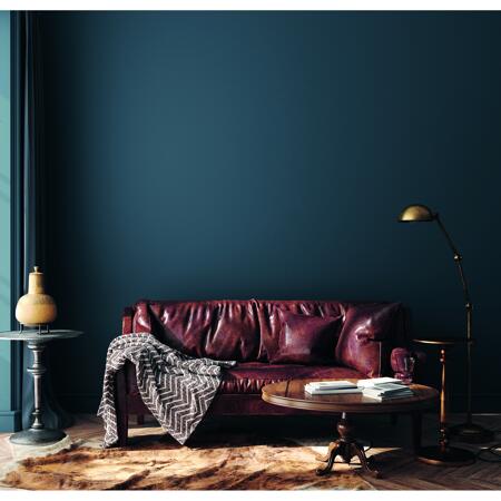 5. Bild von Wandfarbe 'Deep Sea' blaugrau matt 2,5 l