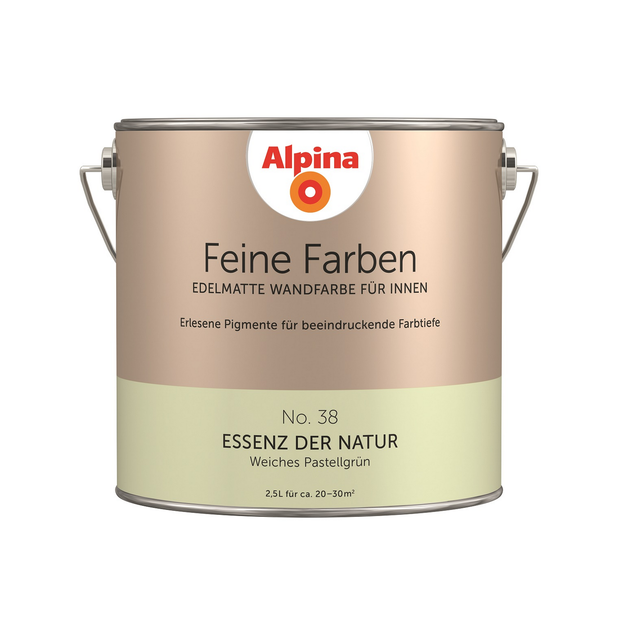 Feine Farben 'Essenz der Natur' pastellgrün seidenmatt 2,5 l + product picture