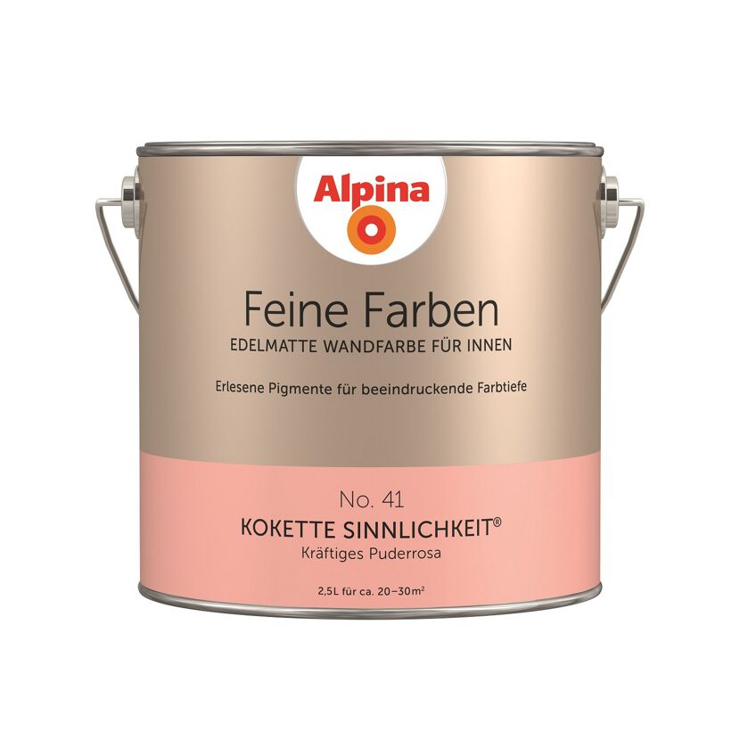 Feine Farben 'Kokette Sinnlichkeit' rosa seidenmatt 2,5 l
