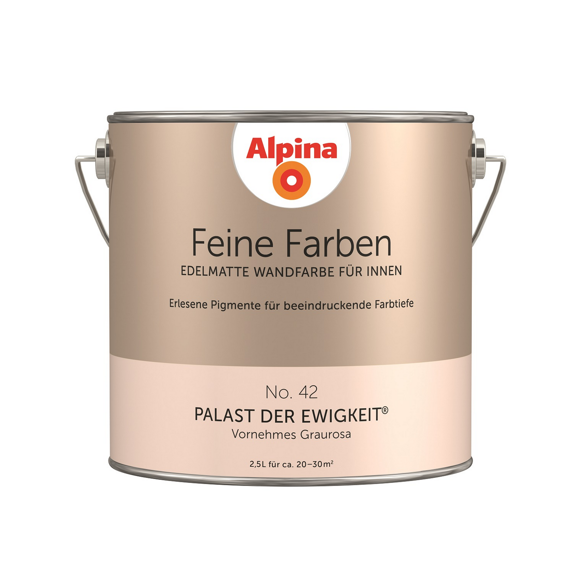 Feine Farben 'Palast der Ewigkeit' cremebeige seidenmatt 2,5 l