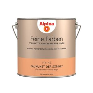 Feine Farben 'Baukunst der Sonne' orange seidenmatt 2,5 l