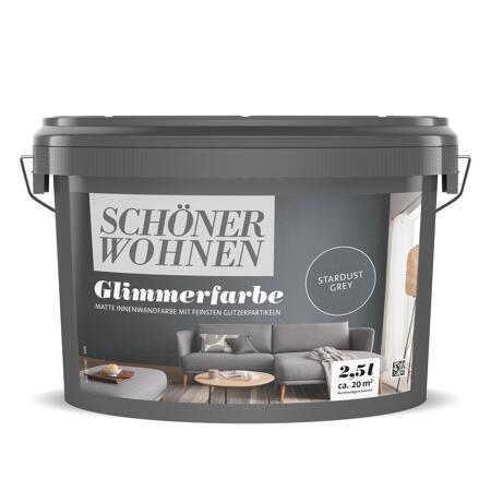 2. Bild von Wandfarbe 'Stardust Grey' grau matt 2,5 l