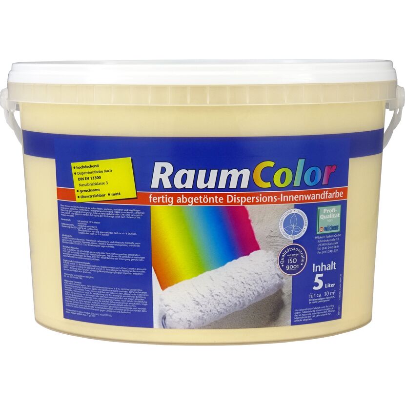5 Liter Eimer RaumColor Dispersions-Innenwandfarbe