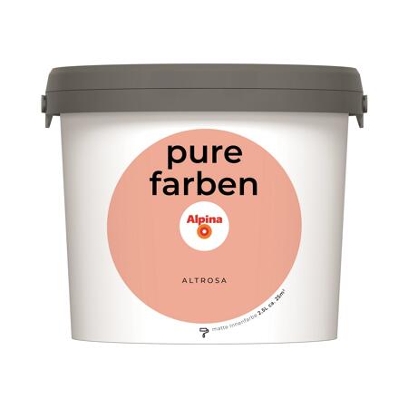 2. Bild von Wandfarbe 'Pure Farben' altrosa matt 2,5 l