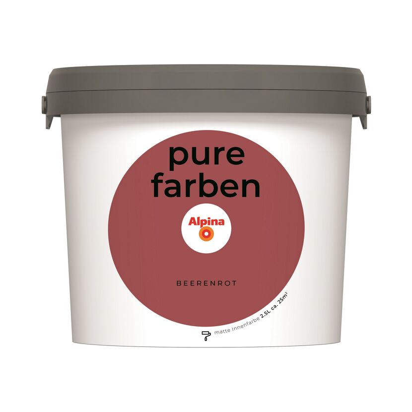 Alpnia Pure Farben Beerenrot, 2,5 l