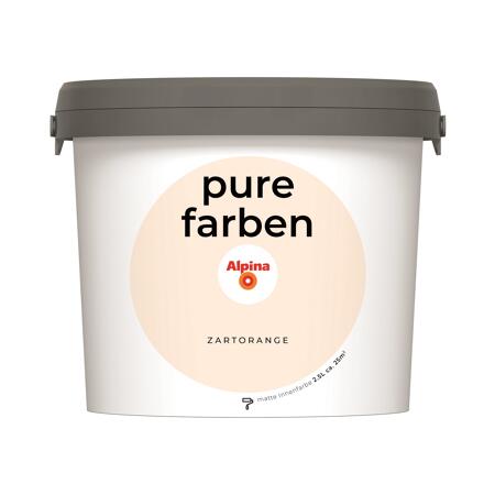 2. Bild von Wandfarbe 'Pure Farben' zartorange matt 2,5 l