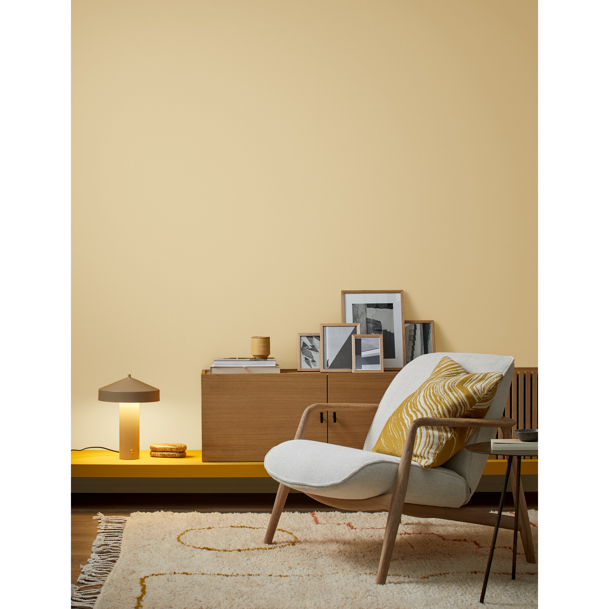 Wandfarbe 'Pure Farben' beigegelb matt 2,5 l + product picture