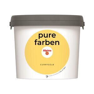 Wandfarbe 'Pure Farben' currygelb matt 2,5 l