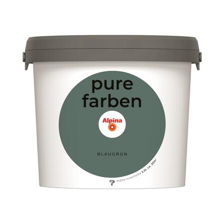 2. Bild von Wandfarbe 'pure farben' blaugrün matt 2,5 l