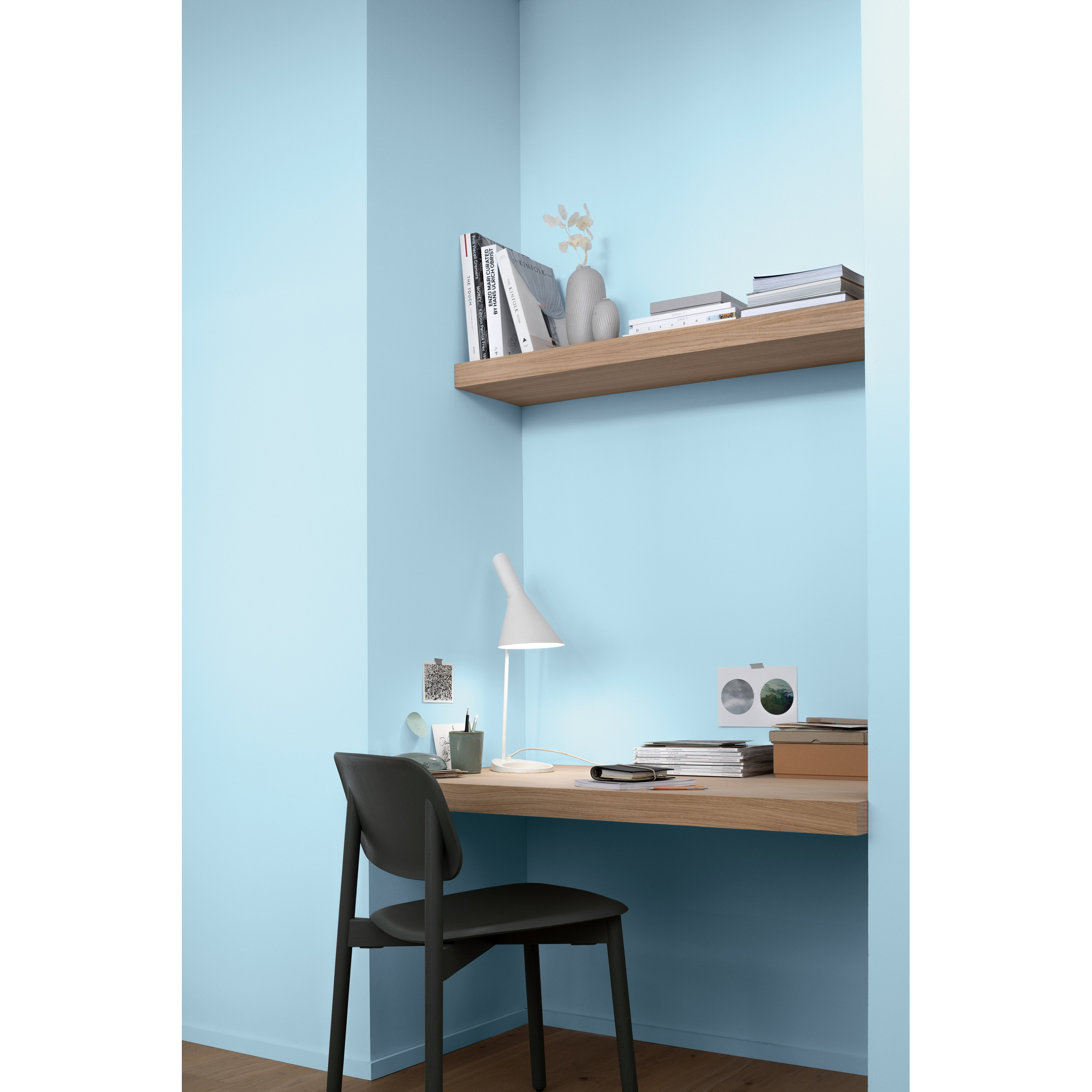 Wandfarbe 'pure farben' wellenblau matt 2,5 l + product picture